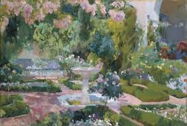 jardin de la casa sorolla art exhibition garden painting art