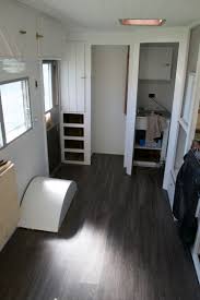 Laminate can work in bathrooms if you take precautions to protect the wood base from moisture. Reasons To Install Vinyl Plank Flooring In Your Trailer Or Rv Local Color Xc