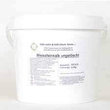 A strong irritant to skin, eyes and mucous membranes. Weissfeinkalk Gebrannter Und Gemahlener Kalk Pulver Kalk 4 5 Kg Im Wiederverwendbaren Eimer