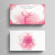 Design your own professional yoga instructor business card. Free Psd Simple Yoga Business Card Template