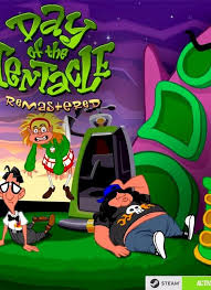 Day of the tentacle, is a 1993 graphic adventure game developed and published by lucasarts. Day Of The Tentacle Remastered Pc Game Steam Cd Key Pj S Games