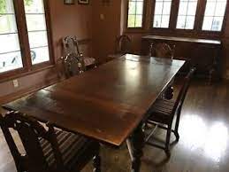 The cynthia jacobean room darkening window curtain set would look fabulous in a living room, master bedroom, guest bedroom or dining room. Jacobean Style Dining Room Set Table 6 Reupholstered Chairs Buffet Ebay