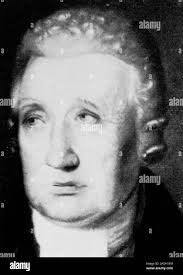 John Wilkinson. Ritratto di John Wilkinson (1728- 1808), inventore  britannico e un pioniere nell'uso del ferro da stiro. Il figlio di un  agricoltore, Wilkinson la famiglia ha Foto stock