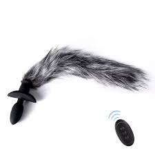 Wolfy - Wagging Vibrating Butt Plug Anal Plug Tail - DepthSex