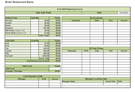 Safe Count Spreadsheet Spreadsheet Report Template Spreadsheet Template