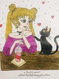 رسم بنات انمى قطط بالالوان Art Zelda Characters Character