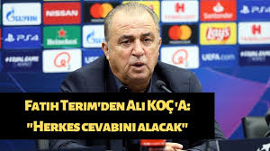 Check spelling or type a new query. Fatih Terim Den Ali Koc Un Sicil Sozlerine Yanit Youtube