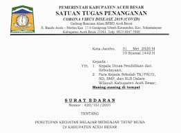 Tiadakan Belajar Mengajar Tatap Muka Breaking News Mediaaceh Com