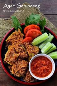Ayam Goreng Serundeng Resep Makanan Asia Ayam Goreng Resep Ayam
