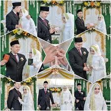 Disinilah tempat yang tepat sebelumnya saya akan mengucapkan selamat ya atas niat baik anda untuk menikah dan mengurangi dosa semoga anantinya menjadi keluarga samawa. Pin Di Indonesian Muslim Wedding Dresses Traditions Photo