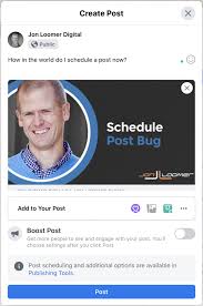 You can select your facebook page, instagram account or both. How To Schedule Facebook Page Posts Jon Loomer Digital