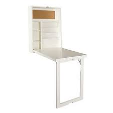 White Alden Foldout Convertible Desk White Floating Desk Convertible Desk Home Office Furniture