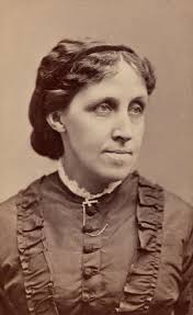 One of my favorite authors, Louisa May Alcott, in 1862.