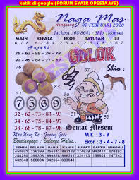 1 New Message Kode Syair Hongkong 7 Februari 2020 Forum Syair Togel Hongkong Singapura Sydney