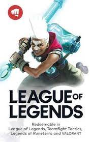 99.94% of 75k+ lowest price. Riot League Of Legends Gift Card 10 Game Startselect Com