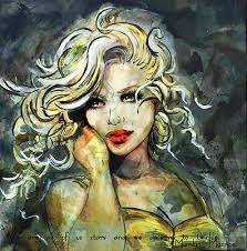 Marilyn Monroe Quote Mixed Media for Sale