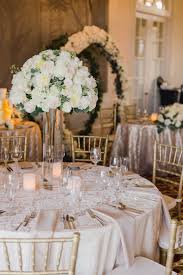 Elegant Table Centerpiece On A Tall Glass Cylinder Vase Elegant Table Centerpieces Tall Cylinder Vases Glass Cylinder Vases