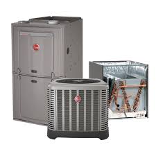 30000 btu furnace and air conditioner. Rheem 2 5 Ton 14 Seer 75 000 Btu 80 Ac Furnace System Free Shipping