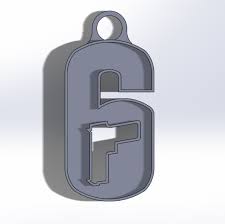 Face intense close quarters combat, high lethality, tactical decision making, team play and explosive action within every moment. Rainbow Six Siege Logo Keychain 3d Cad Model Library Grabcad