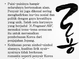 Aku sedih dengan kira yang indah memuja akan dunia. Kim Ok Lahir Di Kwaksan Provinsi Pyong An Utara Pada 30 November Merupakan Sosok Penting Dalam Perkembangan Puisi Korea Modern Pada Awalnya Ppt Download