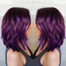 Dark Purple Tones Short Purple Hair Hair Styles Purple Hair