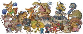 Australian Animal Cartoons Cartoon Animals Australian Animals Animals