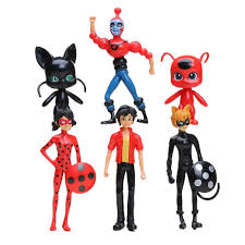 Click To Buy 6pieces Set Japan Anime Action Figure Toy Miraculous Ladybug Cat Noir Juguetes Toy Doll Lady Bug Adri Anime Toys Action Figures Toys Ladybug