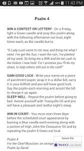 Psalm 4 Hoodoo Spells Good Luck Spells Luck Spells