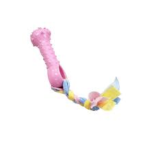 Eurodog Yavru Kopek Dis Kasima Oyuncagi Kucuk Kemik Pembe 20 Cm