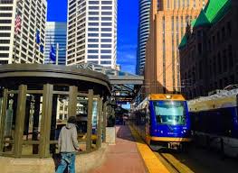 Government Center Light Rail Platform Minneapolis Lrt Lightrail Mylocalmn Light Rail Street View Line Light