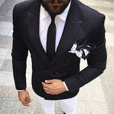 Seersucker suit mens black/white modern fit striped cotton blend seersucker suit flat front pants. Black And White Suit Online