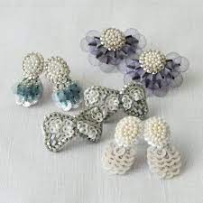 tamas earring 刺繍 ピアス 作り方 ビーズ アクセサリー