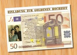 Texte für die dankeskarten zur goldenen hochzeit. Goldene Hochzeit Einladungskarten