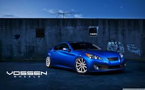 Wallpaper Hyundai Genesis Stance Tuning Rear View Hyundai Genesis Coupe Wallpaper Iphone 1440x2560 Wallpaper Teahub Io