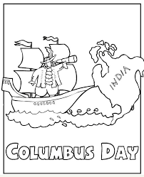 Columbus Day Coloring Pages Arte Pintar