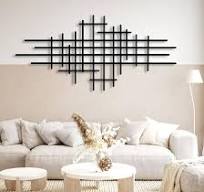 Amazon.com: Cadeali Geometric Metal Wall Art, Metal ...