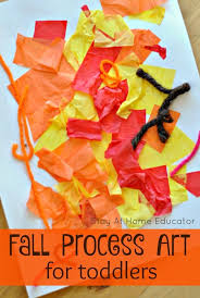 Fall Process Art For Toddlers Stay At Home Educator Art Activities For Toddlers Fall Crafts For Toddlers Toddler Art