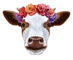 In cow with flowers by sara baker framed art print arrives ready to hang, with hanging accessories included. Cow With Flower Crown Cow Illustration Cow Illustration Design Cute Cow Illustration