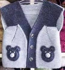 Ayicikli Bebek Yelegi Yapilisi Baby Knitting Patterns Orgu Baby Outfits