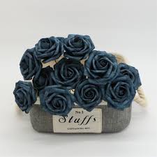 Blue flower free vector art 48 795 free downloads. Vintage Dark Blue Foam Roses Dusty Blue Flowers Vanrina