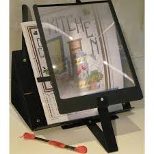 prop it hands free page magnifier stand