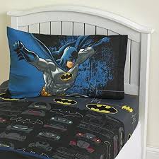This batman 2 pc toddler sheet set includes: Batman Bedding Set Twin Size Sheet Set Flat Sheet Fitted Sheet Standard Pillowcase Batman Twin Bedding Batman Bed Set Batman Bed