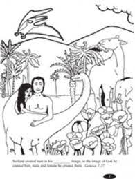 Impressive adam and animals coloring page with adam and eve. Adam And Eve Coloring Page 2011 09 24 Coloring Page