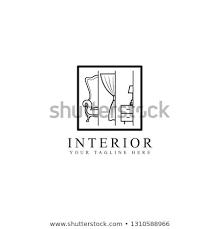 Simple Interior Design Furniture Isolated White Background Simple Interior Design Interior Designer Logo Interior Design Furniture