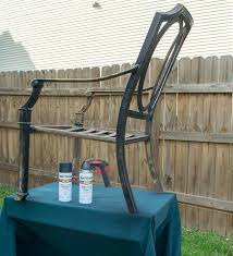 Green was a popular color back in 2006 when we bought these, but now against the blue tones the colors clash. How To Spray Paint Outdoor Furniture Craving Some Creativity