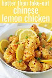 Poulet Chinois Au Citron Fait De Poulet Frit Croustillant Recouvert D 39 Une Authentique Sauce Au Citron Frais L Zitronen Hahnchen Rezepte Chinesisches Essen