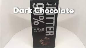 Amul 90 Bitter Intense Dark Chocolate Youtube
