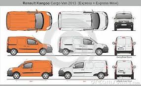 Renault Kangoo Cargo Delivery Van Mwb Express And Lwb Express Maxi 2013 Liftgate Rear Door And Swing Rear Doors Detailed Temp Renault Kangoo Renault Cargo Van