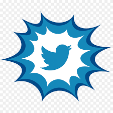 Modern comic style Twitter logo PNG - Similar PNG