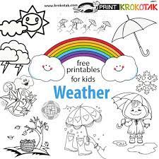 weather coloring pages for kids crafts report 